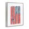 Stupell Industries American Flag Birds on Wall Political Statement Framed Giclee Art